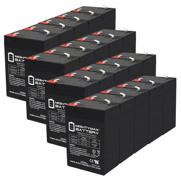 Mighty Max Battery 6V 4.5AH SLA Replacement Battery for Ritar RT645 - 20PK MAX3972879